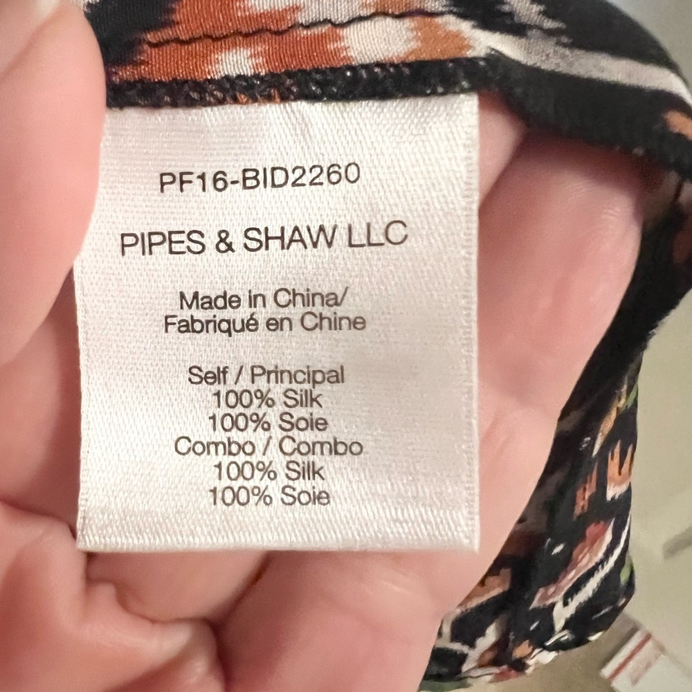 Veronica Beard Black Multicolor Printed Mini Dress - image 8